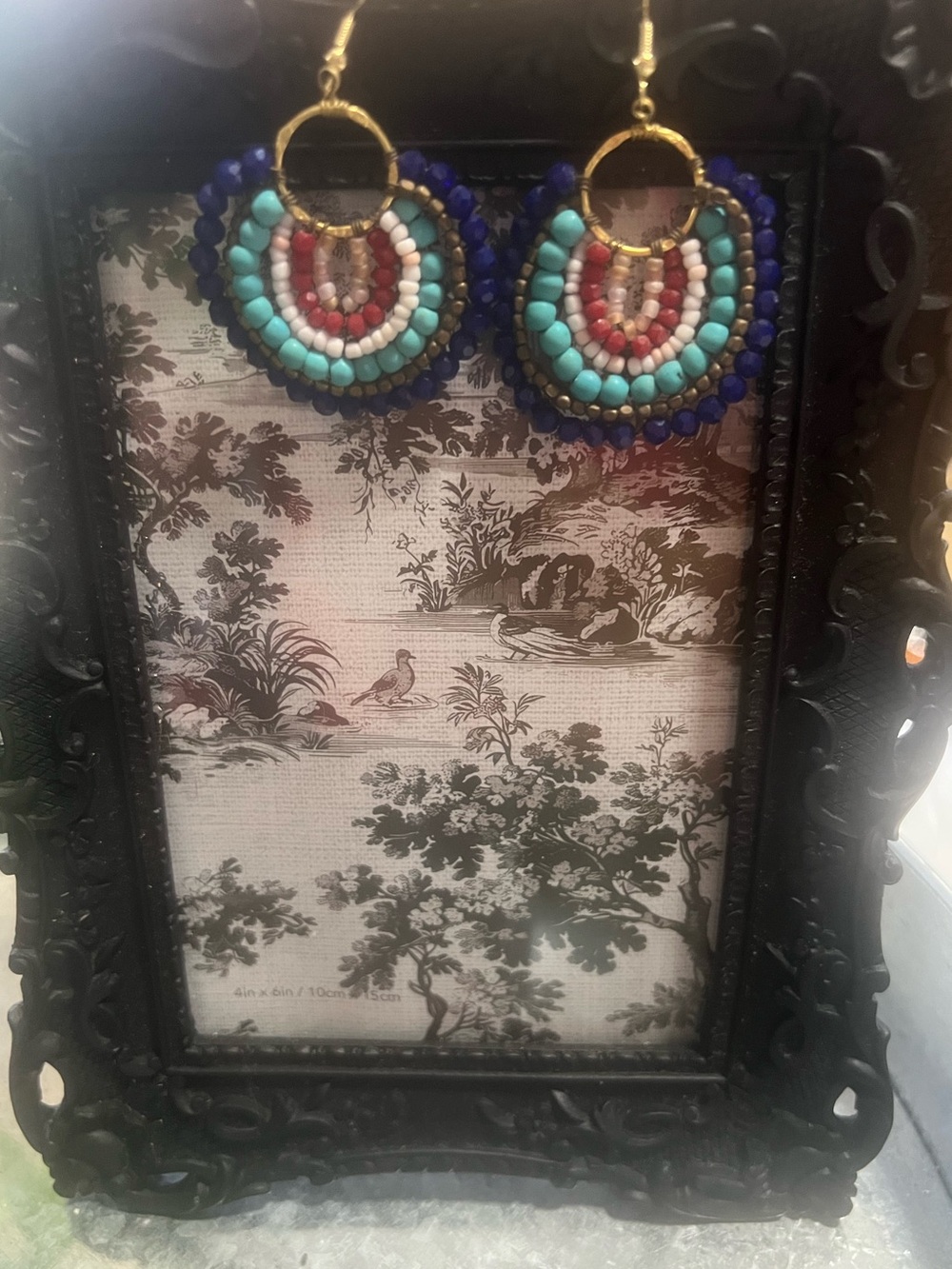 Jeweled earrings